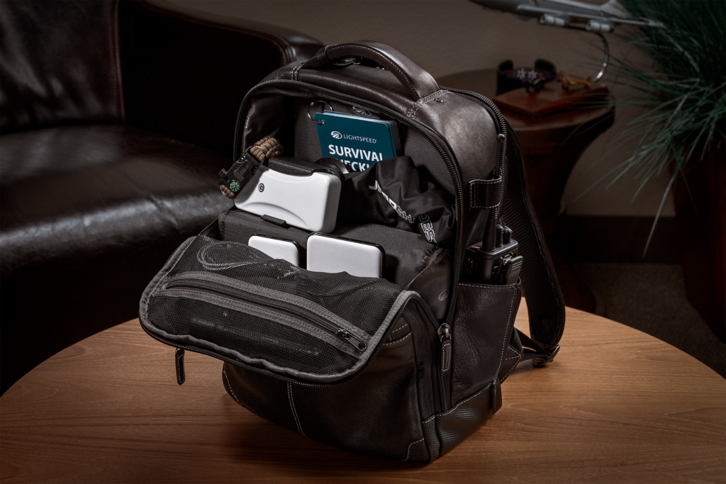 Lightspeed introduces new leather backpack for pilots — General Aviation  News